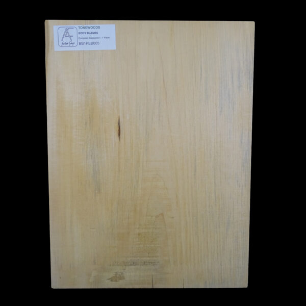 AC European Basswood Body Blank - 1 Piece - BB1PEB005