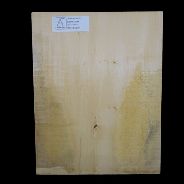 AC European Basswood Body Blank - 1 Piece - BB1PEB007