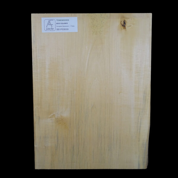 AC European Basswood Body Blank - 1 Piece - BB1PEB009