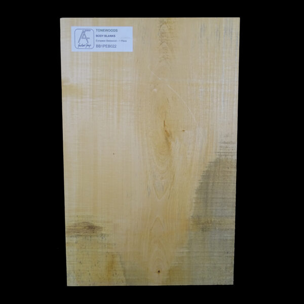 AC European Basswood Body Blank - 1 Piece - BB1PEB022