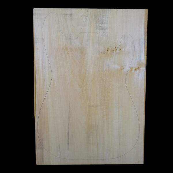 AC European Basswood Body Blank - 1 Piece - BB1PEB025 - Image 2