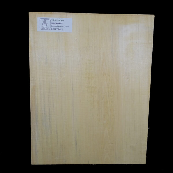 AC European Basswood Body Blank - 1 Piece - BB1PEB028