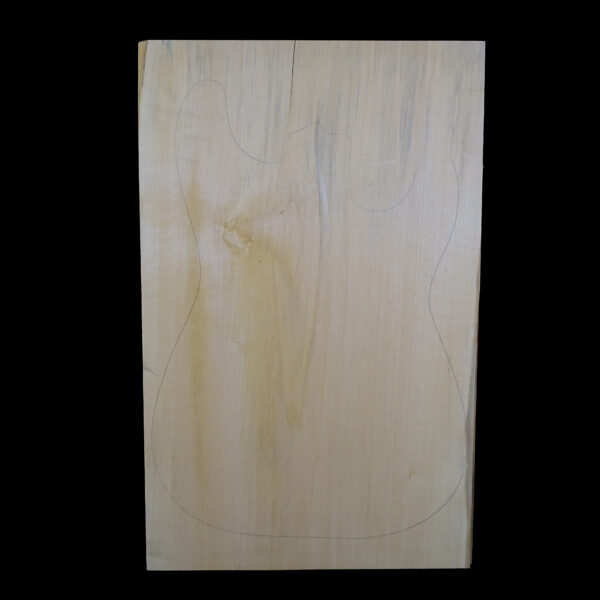 AC European Basswood Body Blank - 1 Piece - BB1PEB029 - Image 2