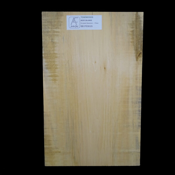 AC European Basswood Body Blank - 1 Piece - BB1PEB029