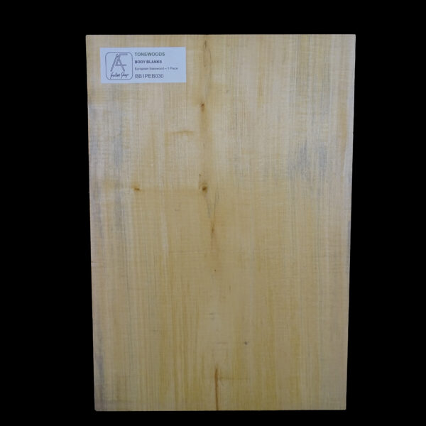 AC European Basswood Body Blank - 1 Piece - BB1PEB030