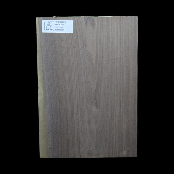 american walnut body blank one piece for electric guitar making