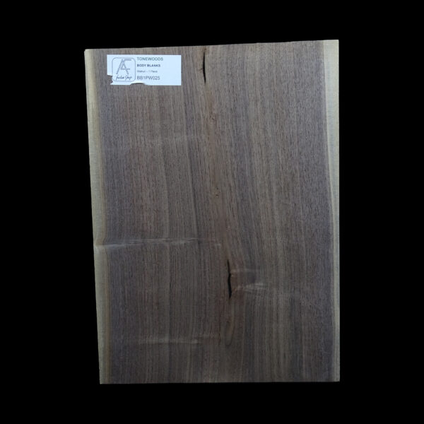 AC American Walnut Body Blank 1 Piece - BB1PW025