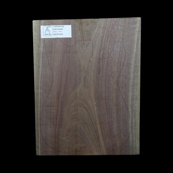 AC American Walnut Body Blank 1 Piece - BB1PW038