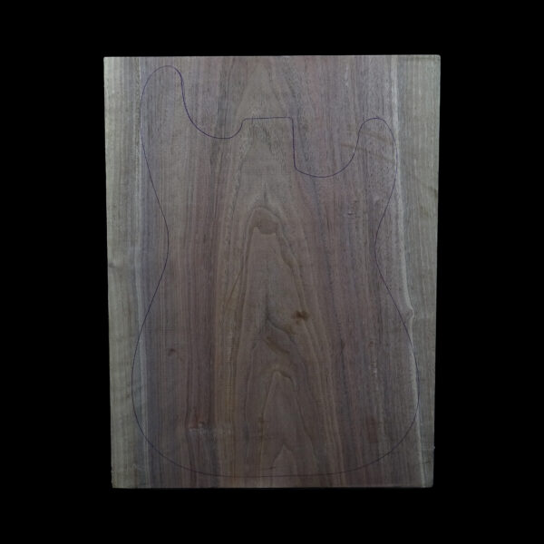 AC American Walnut Body Blank 1 Piece - BB1PW039 - Image 2