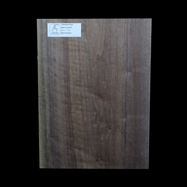 AC American Walnut Body Blank 1 Piece - BB1PW052