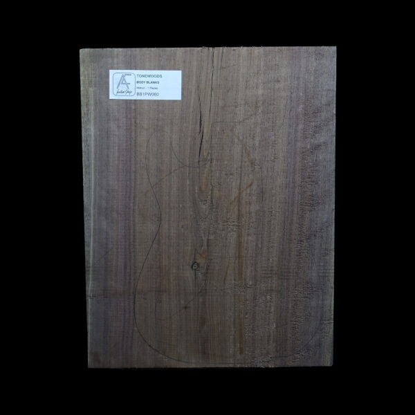 AC American Walnut Body Blank 1 Piece - BB1PW060