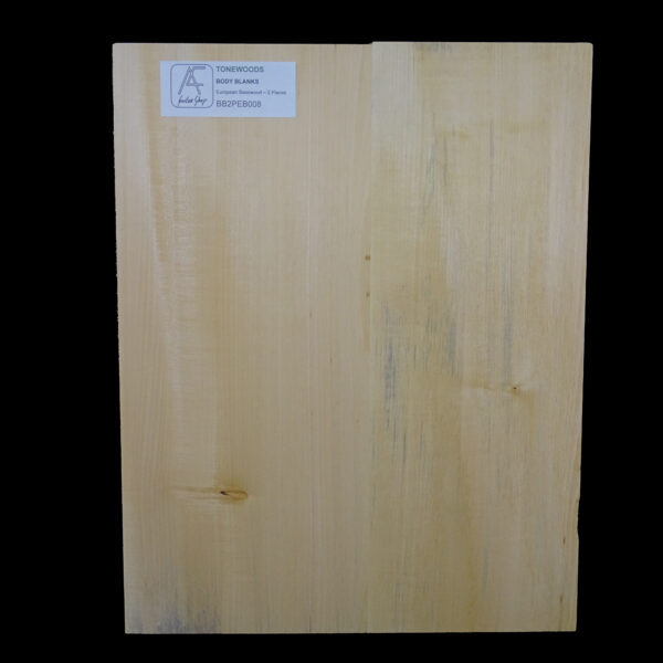 AC European Basswood Body Blank - 2 Piece - BB2PEB008