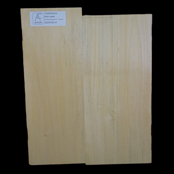 AC European Basswood Body Blank - 2 Piece - BB2PEB014