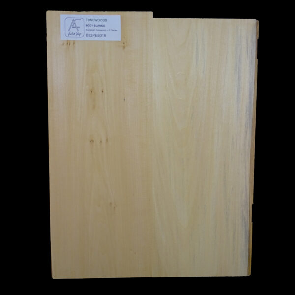 AC European Basswood Body Blank - 2 Piece - BB2PEB016