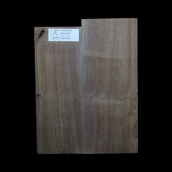 AC American Walnut Body Blank 2 Pieces - BB2PW031