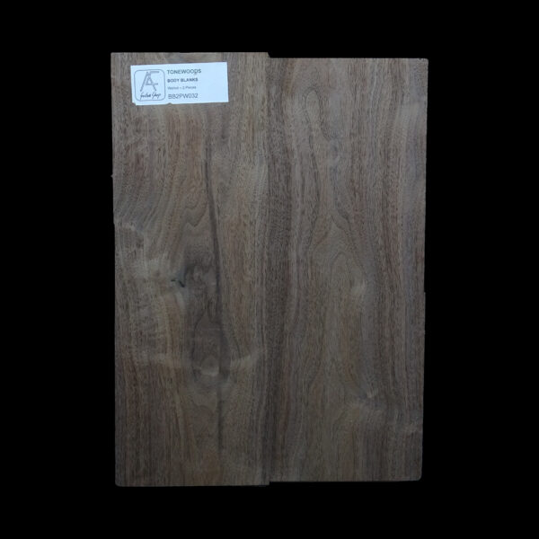 AC American Walnut Body Blank 2 Pieces - BB2PW032