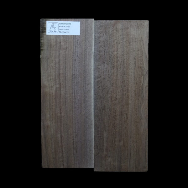 AC American Walnut Body Blank 2 Pieces - BB2PW035