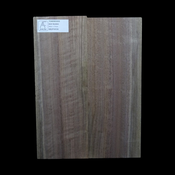 AC American Walnut Body Blank 2 Pieces - BB2PW036