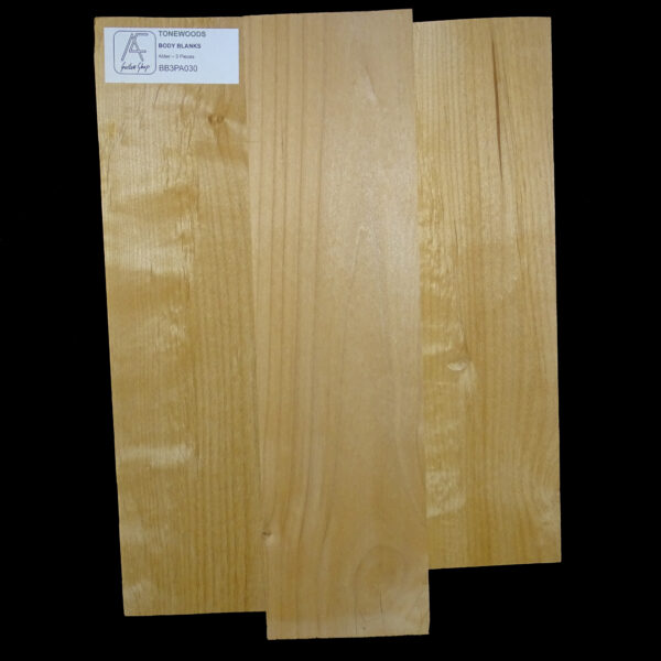 AC Red Alder Body Blank - 3 Piece - BB3PA030