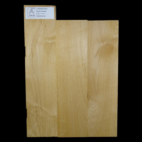 AC Red Alder Body Blank - 3 Piece - BB3PA034