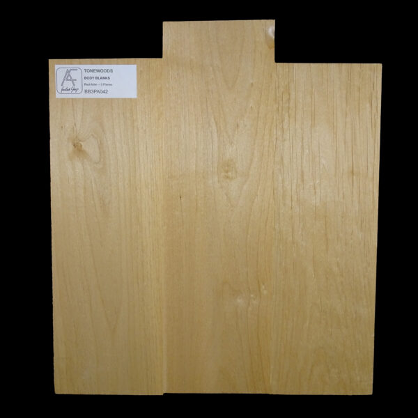 AC Red Alder Body Blank - 3 Piece - BB3PA042