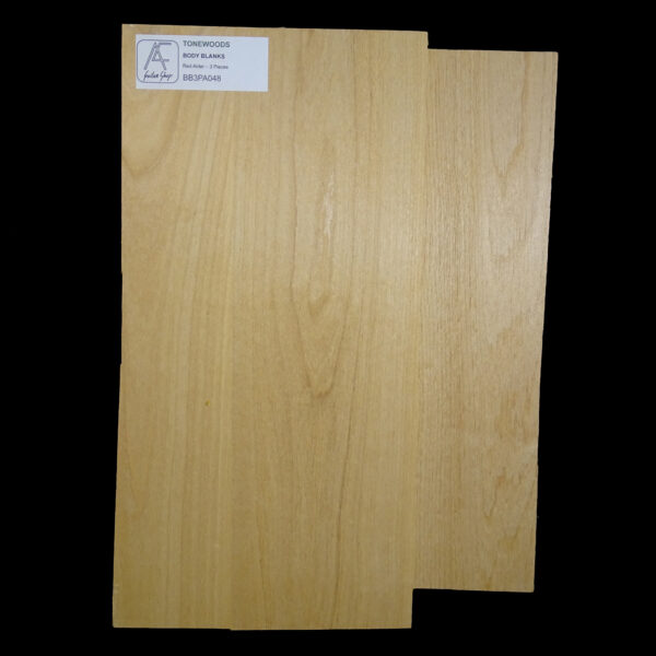 AC Red Alder Body Blank - 3 Piece - BB3PA048