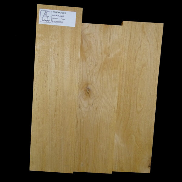 AC Red Alder Body Blank - 3 Piece - BB3PA050