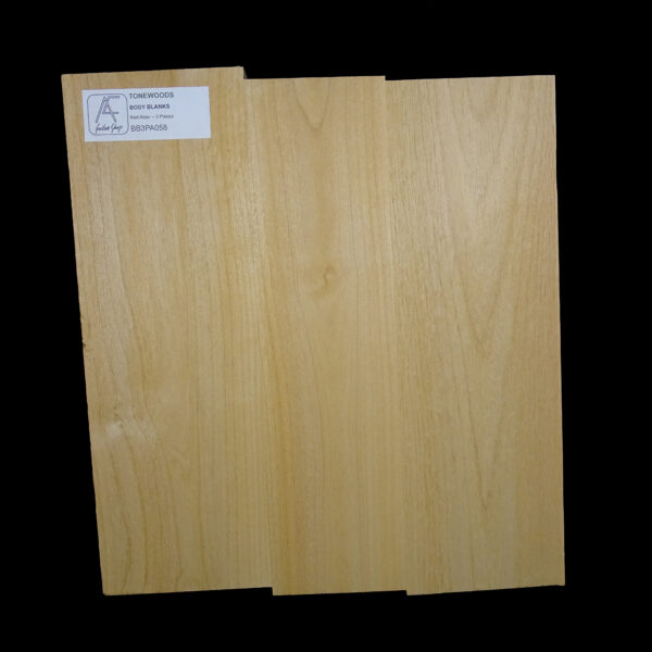 AC Red Alder Body Blank - 3 Piece - BB3PA058