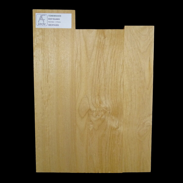 AC Red Alder Body Blank - 3 Piece - BB3PA069