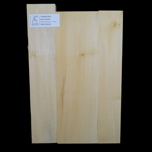 AC European Basswood Body Blank - 3 Piece - BB3PEB009