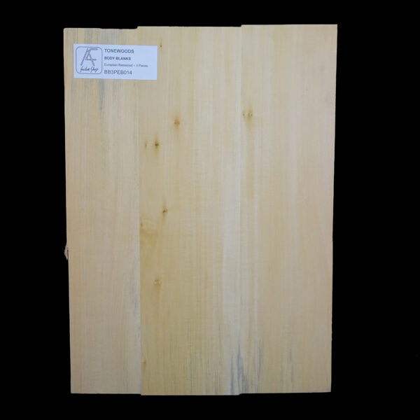 AC European Basswood Body Blank - 3 Piece - BB3PEB014