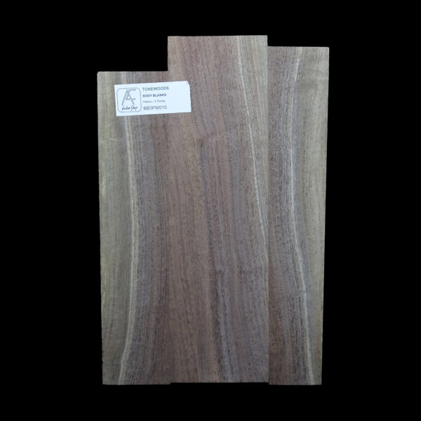 AC American Walnut Body Blank 3 Pieces - BB3PW015