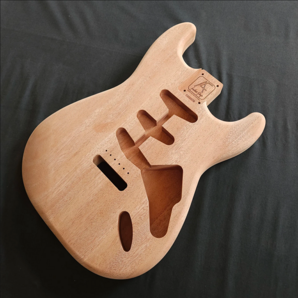 AC Strat Style Mahogany Khaya Body - C000079 - Image 3