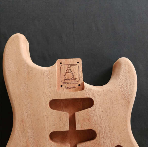 AC Strat Style Mahogany Khaya Body - C000079 - Image 5