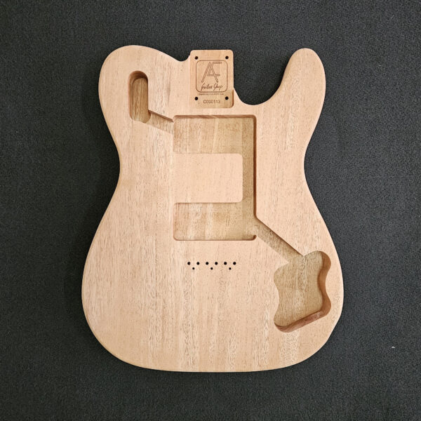 AC Tele 72D Style Mahogany Khaya Body - C000113