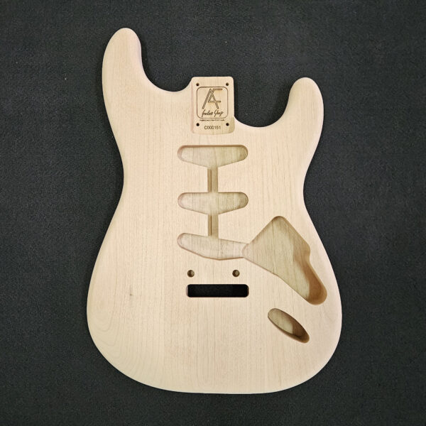 AC Strat Style Red Alder Body - C000151