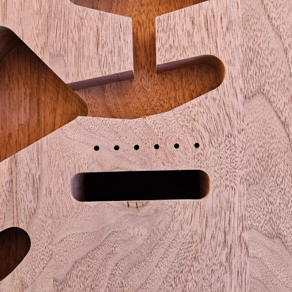 AC Strat Style American Walnut LH Body - C000191 - Image 5