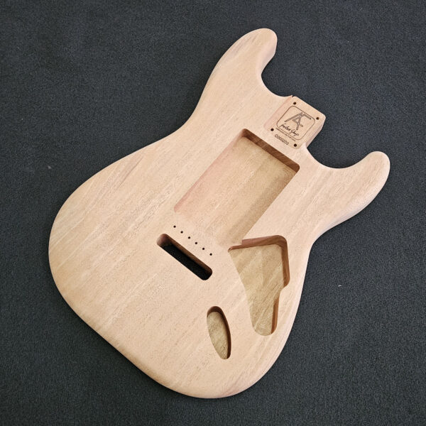 AC Strat Style Mahogany Khaya Body - C000203 - Image 3